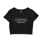 I’m Not Like Other Girls Crop Top Baby Tee