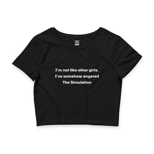 I’m Not Like Other Girls Crop Top Baby Tee