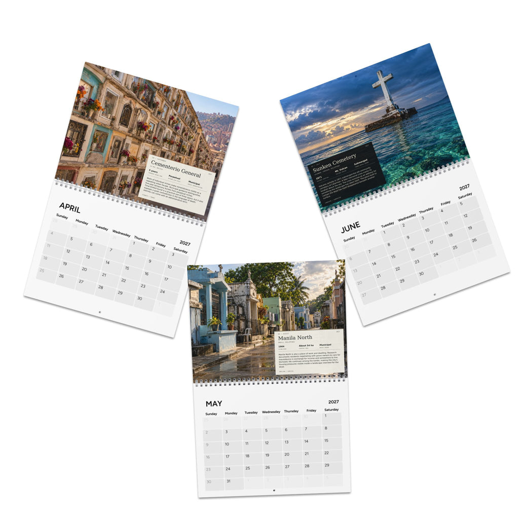 Cemeteries 2027 Wall Calendar