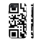 QR Print Tough Phone Case