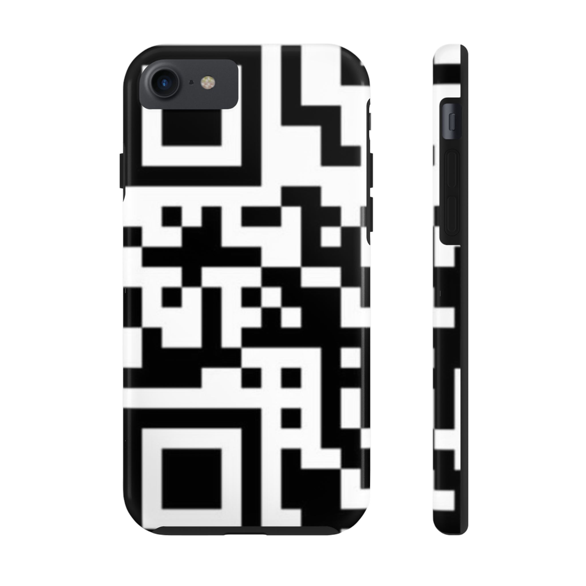 QR Print Tough Phone Case