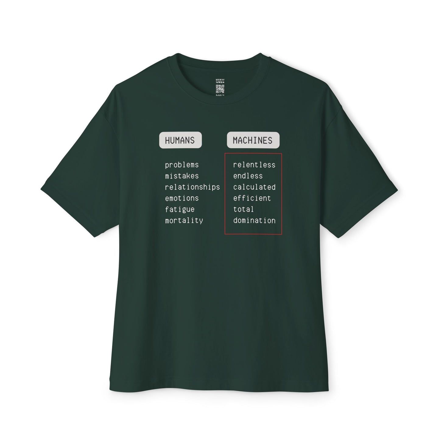 Humans x Machines Oversized Tee