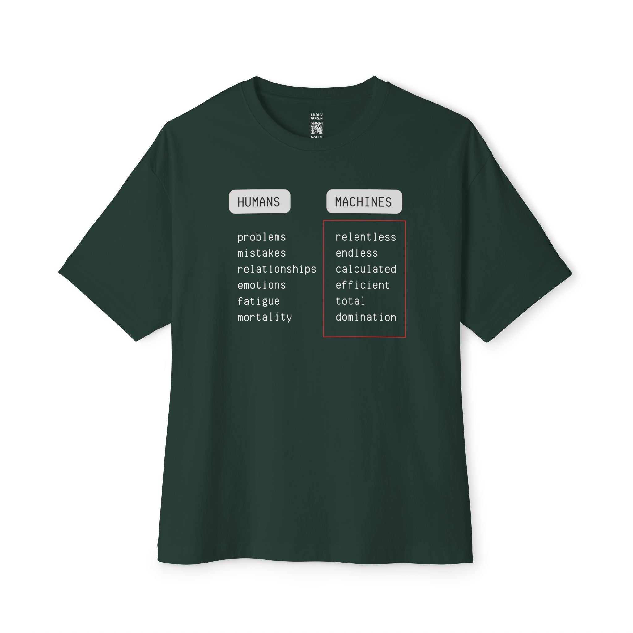 Humans x Machines Oversized Tee