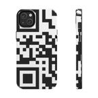 QR Print Tough Phone Case