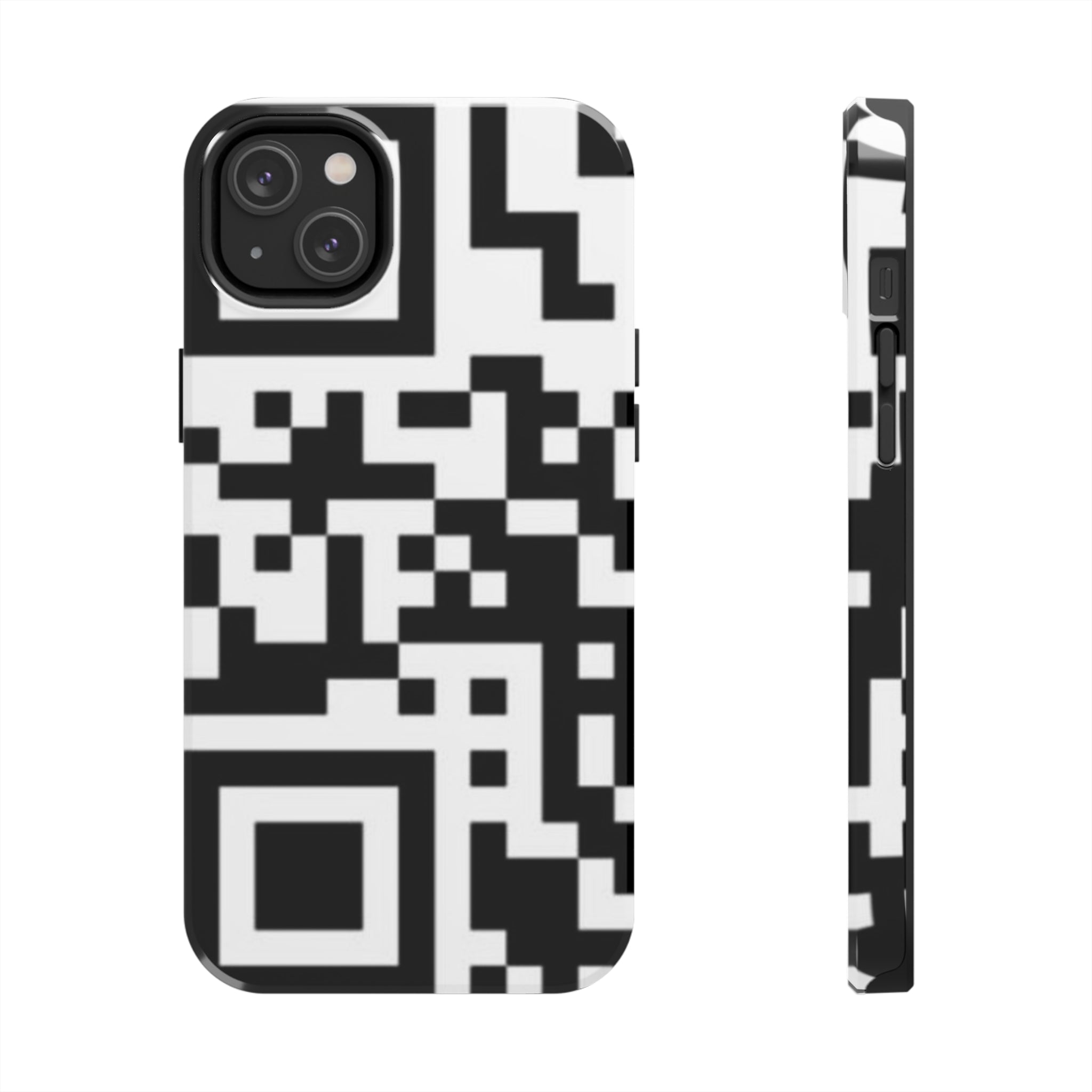 QR Print Tough Phone Case