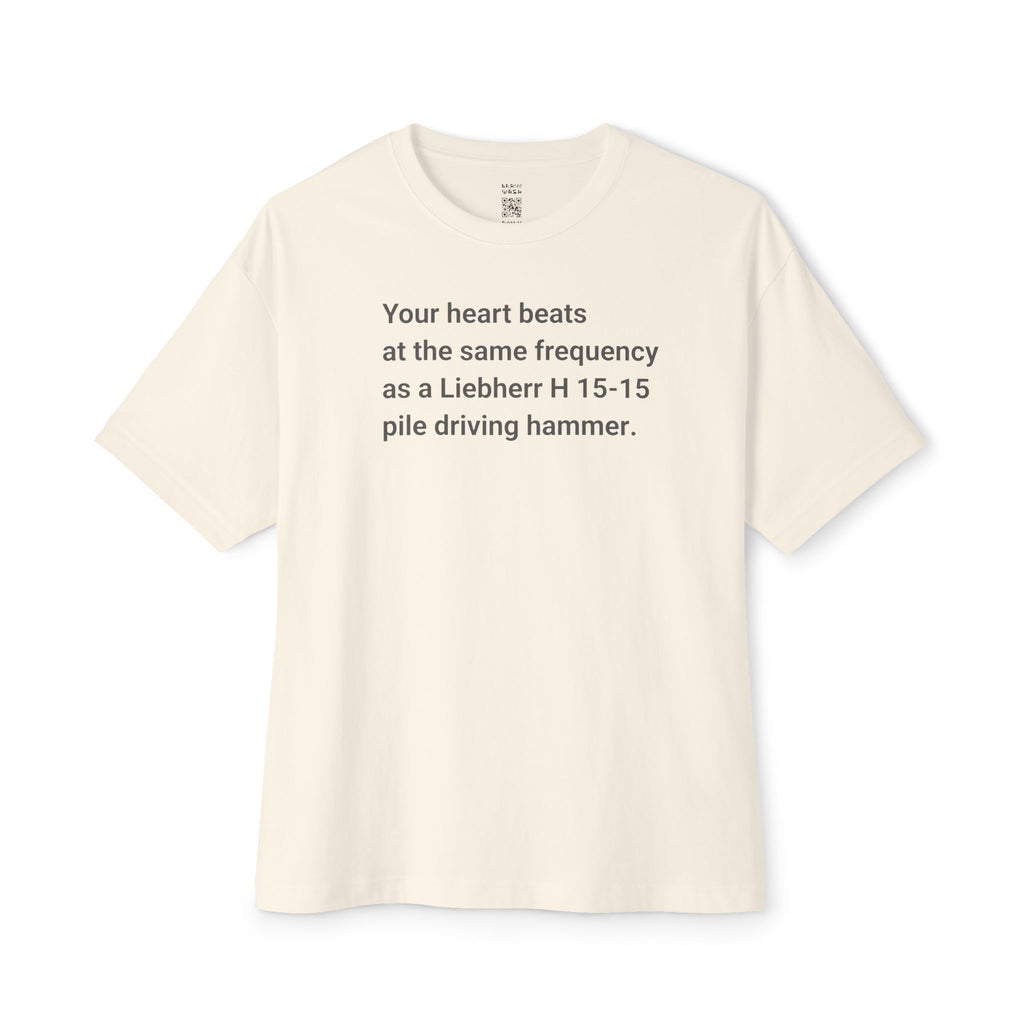 Your Heart Beats Oversized Tee