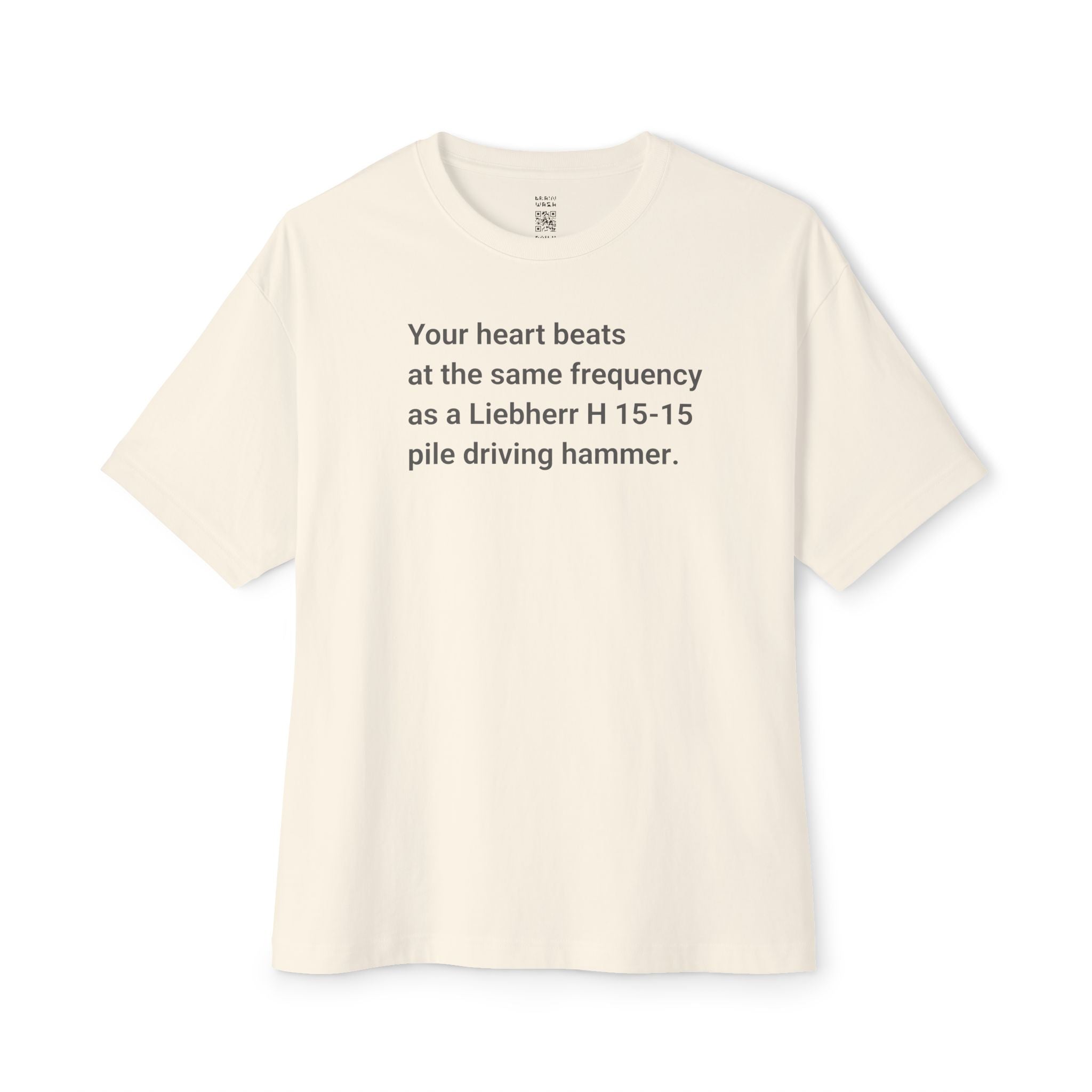 Your Heart Beats Oversized Tee