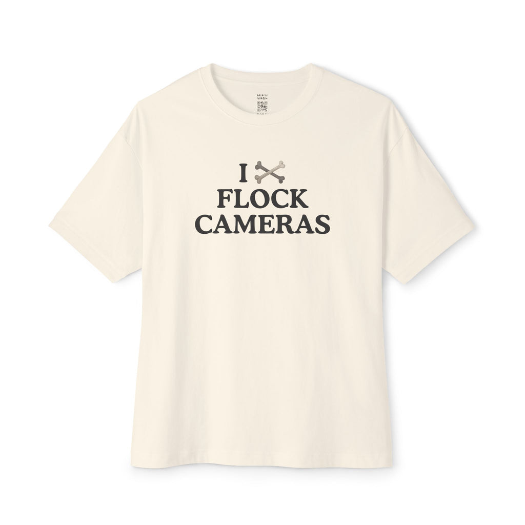 I X Flock Cameras Jolly Roger Oversized Tee