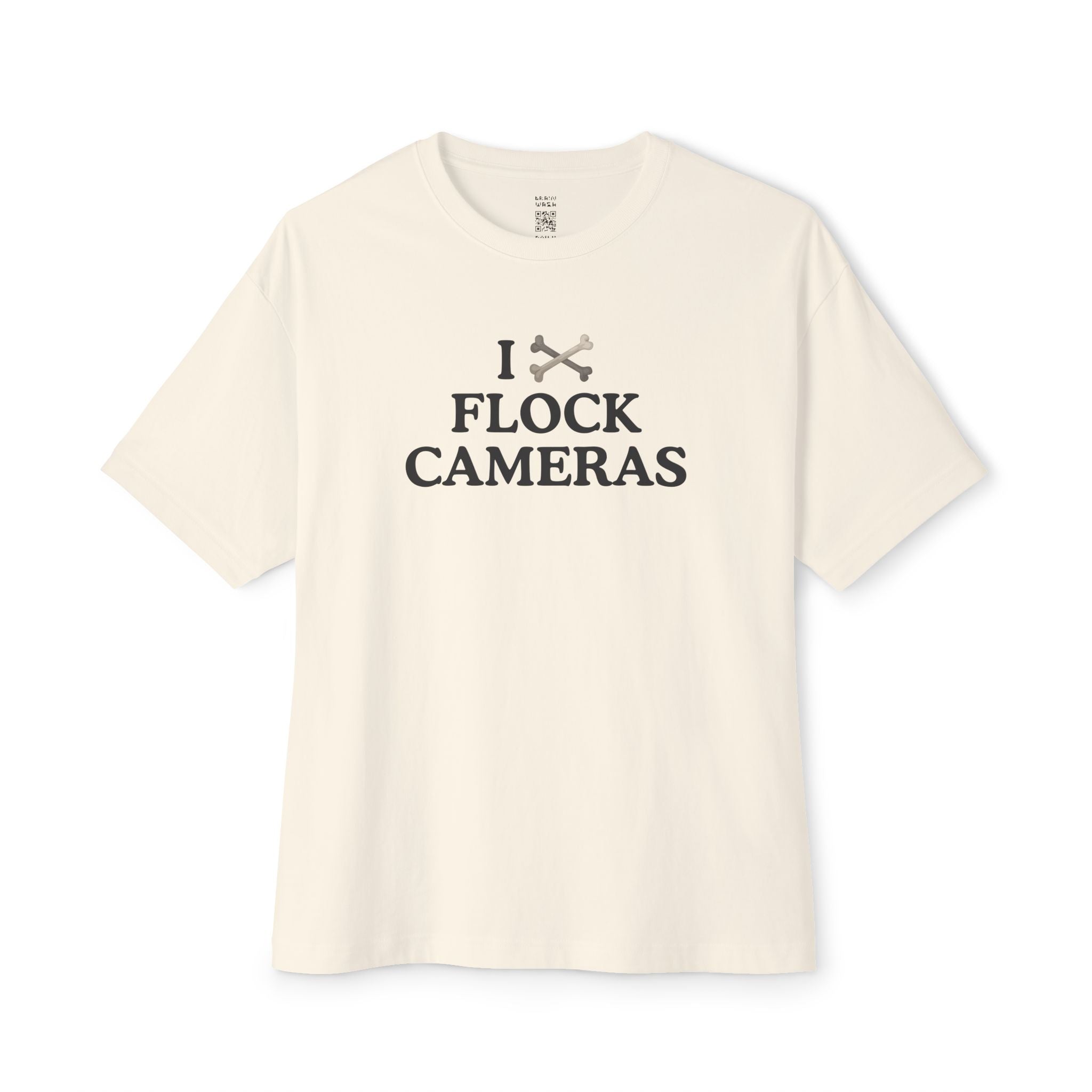 I X Flock Cameras Jolly Roger Oversized Tee