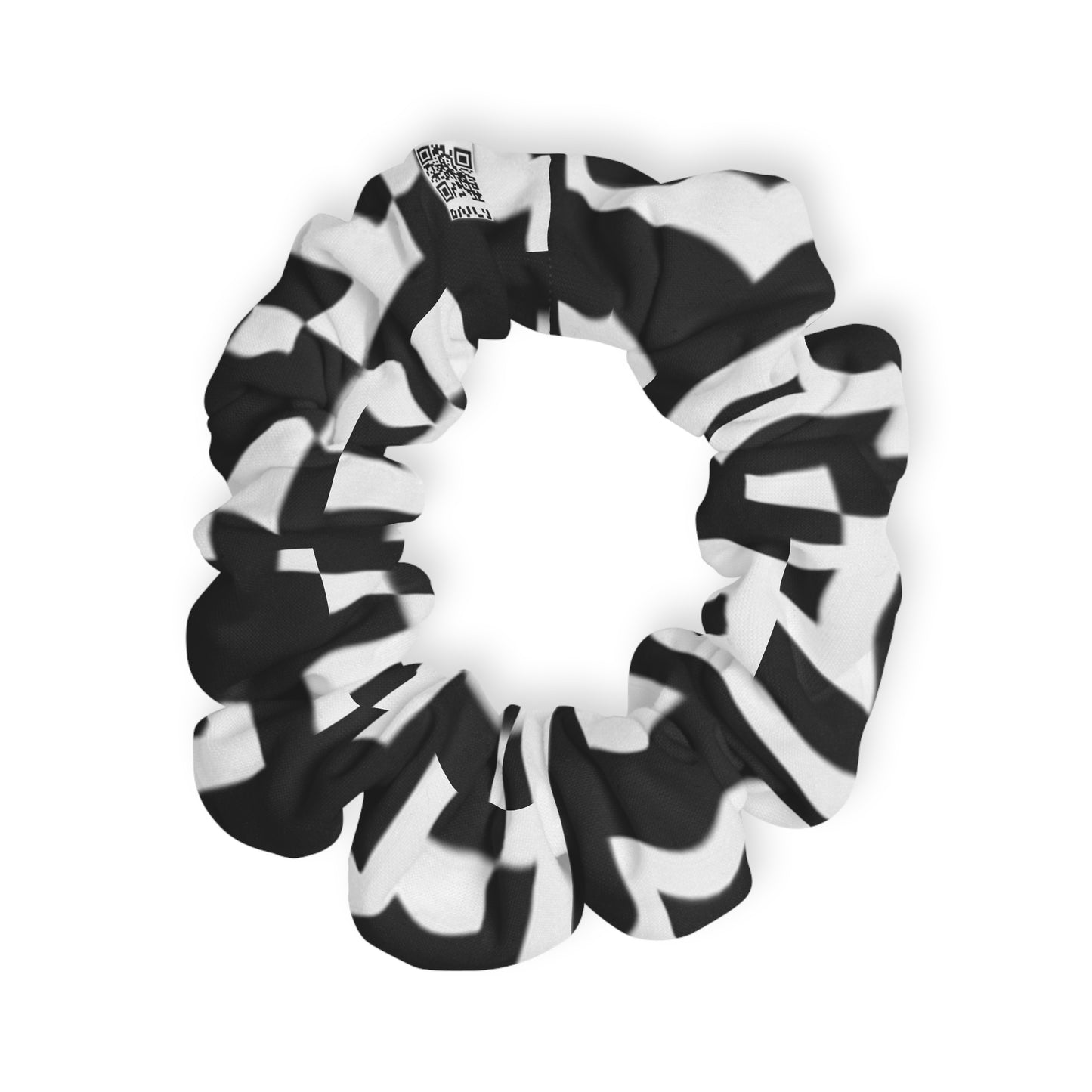 QR Code Print Scrunchie / Decoy Stashie