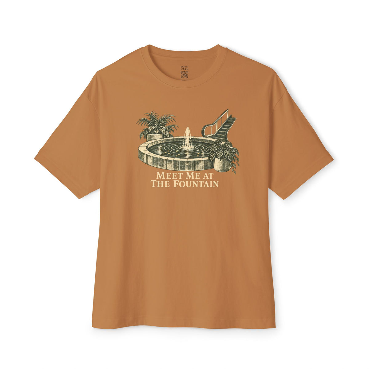 At The Fountain Oversized Tee