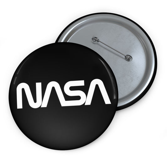 ‘Cosmic Black’ NASA Pin Button Badge