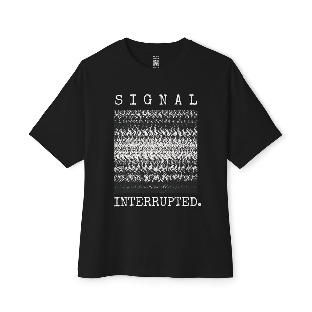 Signal Interrupted Oversized Tee