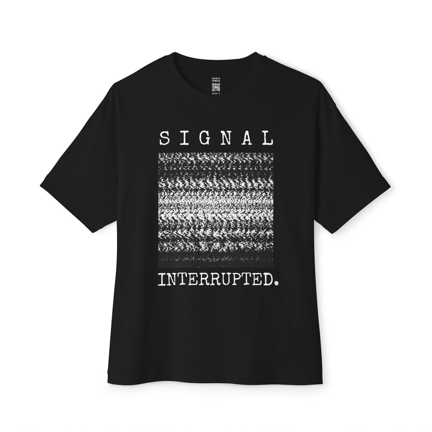 Signal Interrupted Oversized Tee