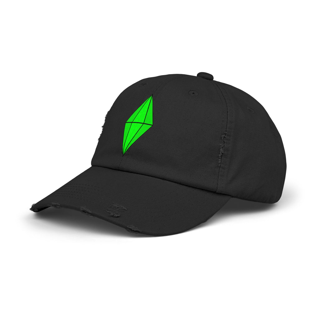 Distressed Plumbob Dad Hat