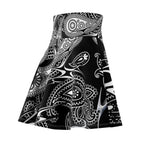 Cyber Sigil Paisley Skirt