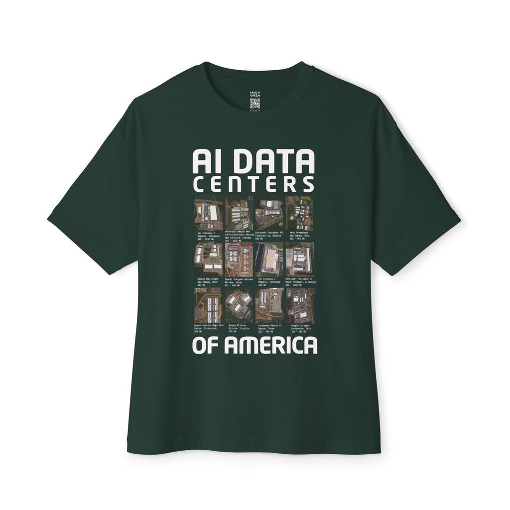 AI Data Centers Oversized Tee