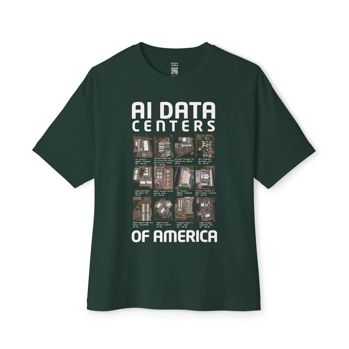 AI Data Centers Oversized Tee