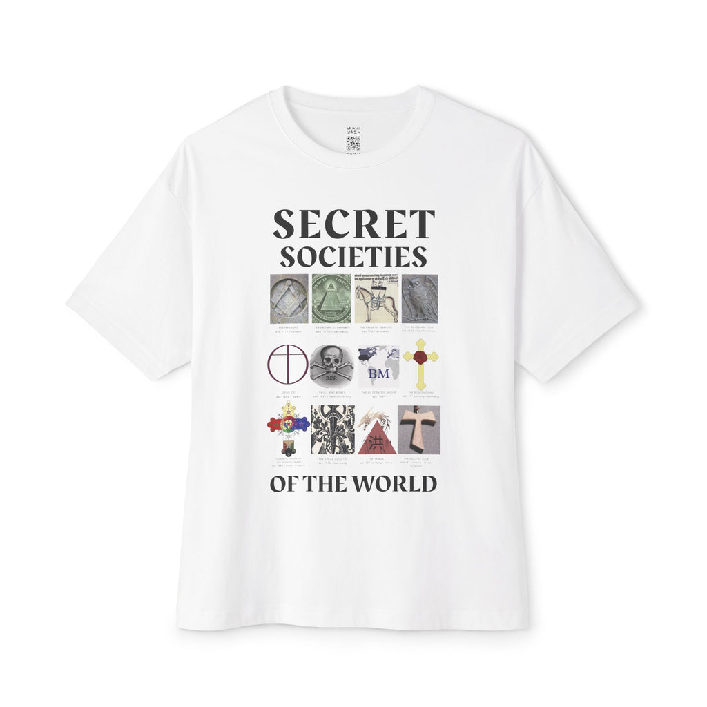Secret Societies Of The World Oversized Tee
