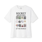Secret Societies Of The World Oversized Tee