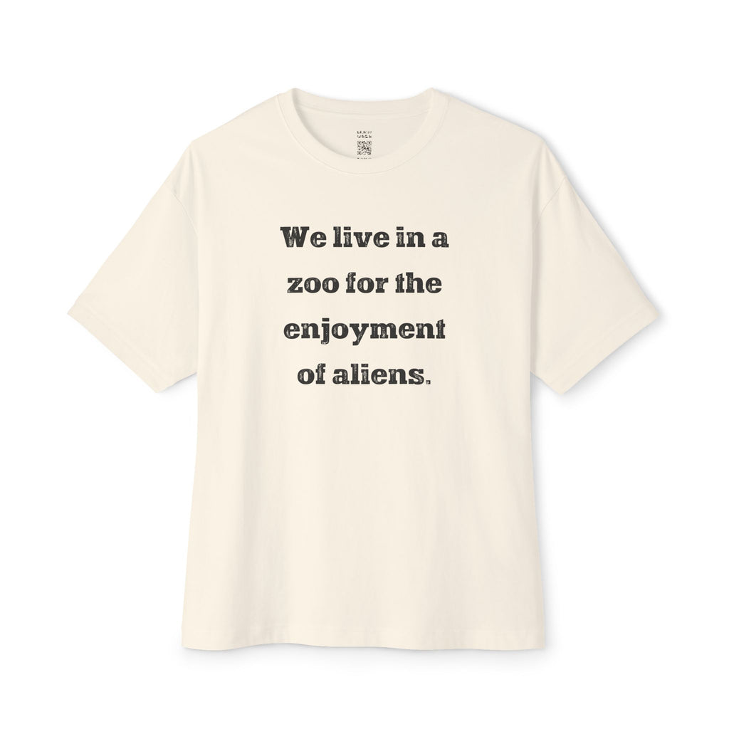 Zoo For The Enjoyment Of Aliens Oversized Tee