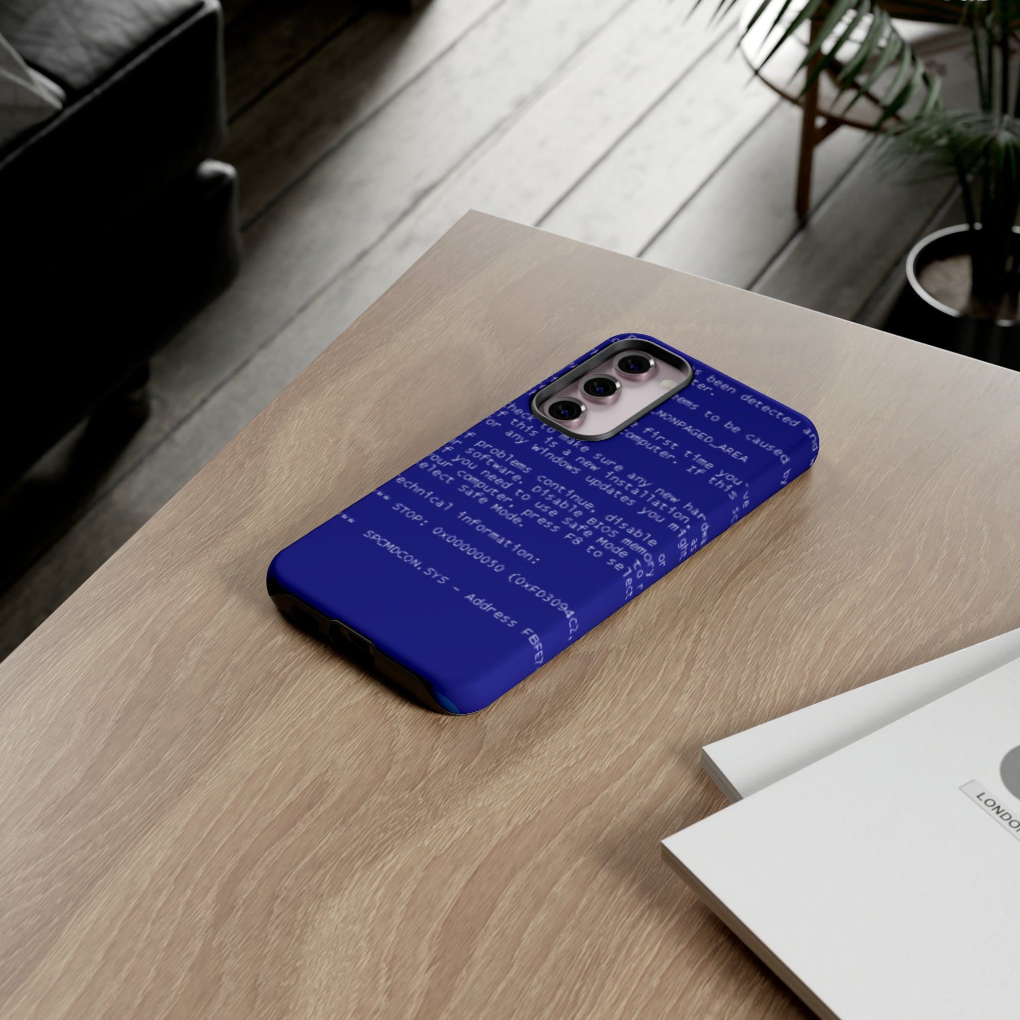 BSoD (Blue Screen of Death) Phone Case