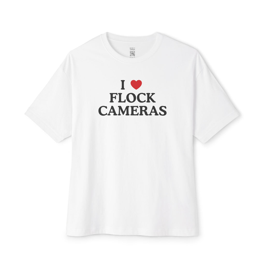 I Love Flock Cameras Oversized Tee