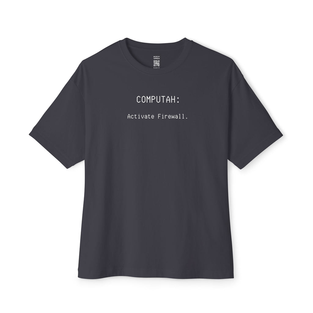 COMPUTAH: Activate Firewall Oversized Tee