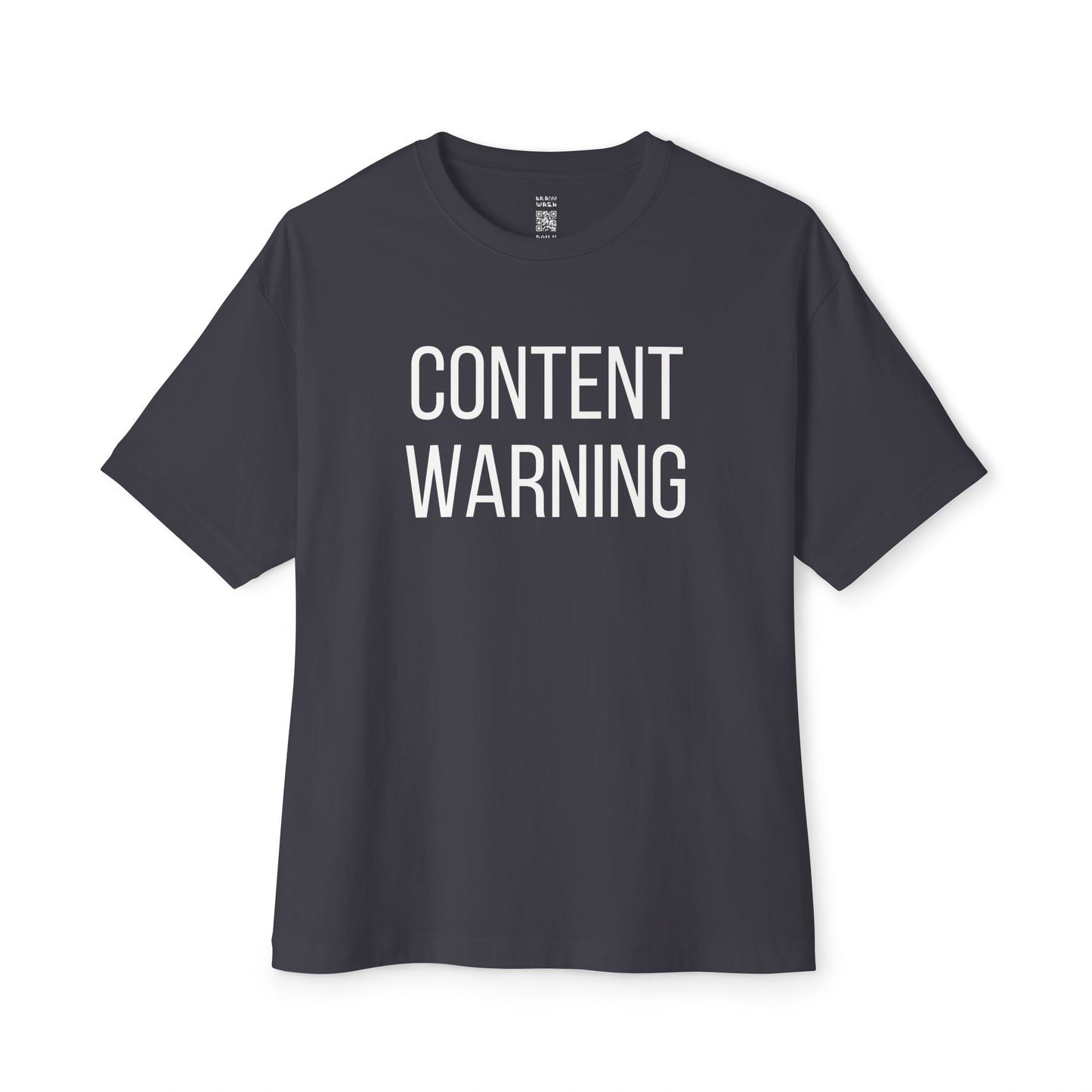 Content Warning Oversized Tee