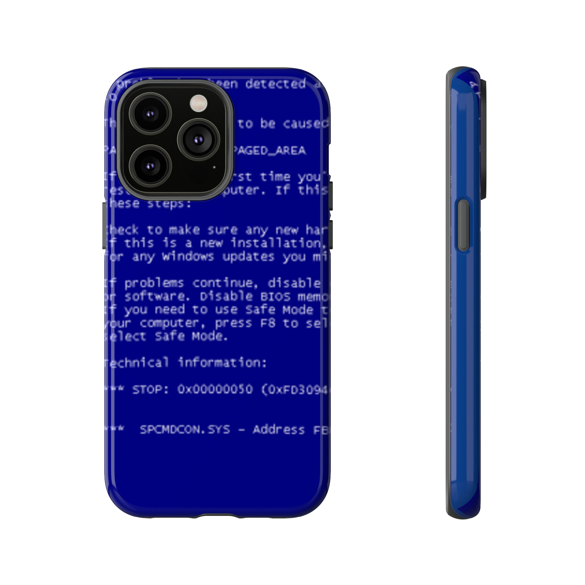 BSoD (Blue Screen of Death) Phone Case