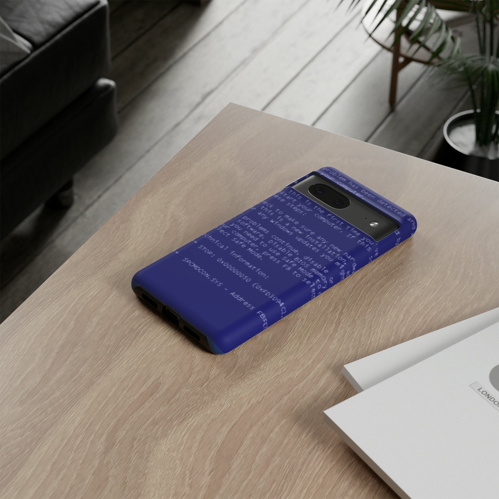 BSoD (Blue Screen of Death) Phone Case
