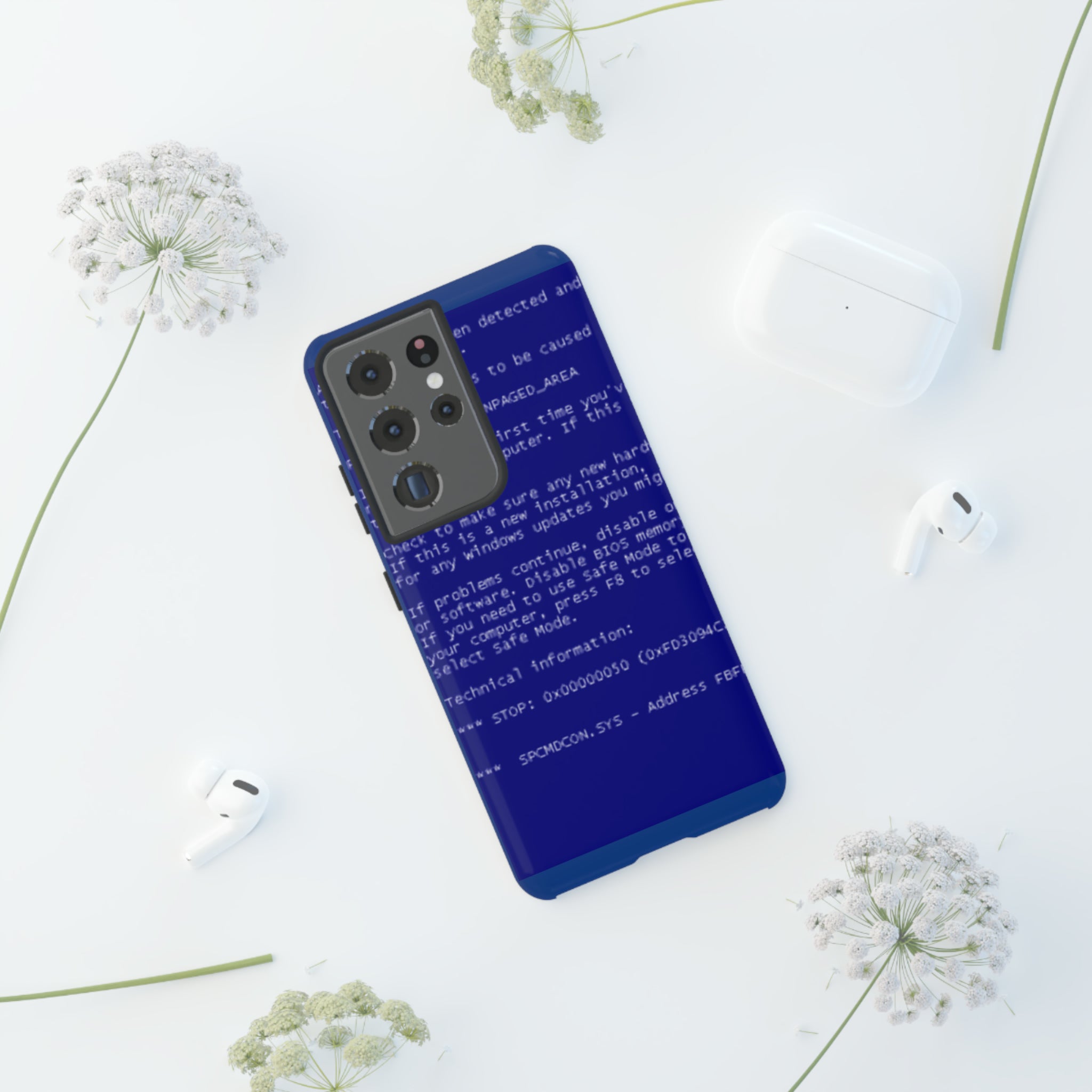 BSoD (Blue Screen of Death) Phone Case