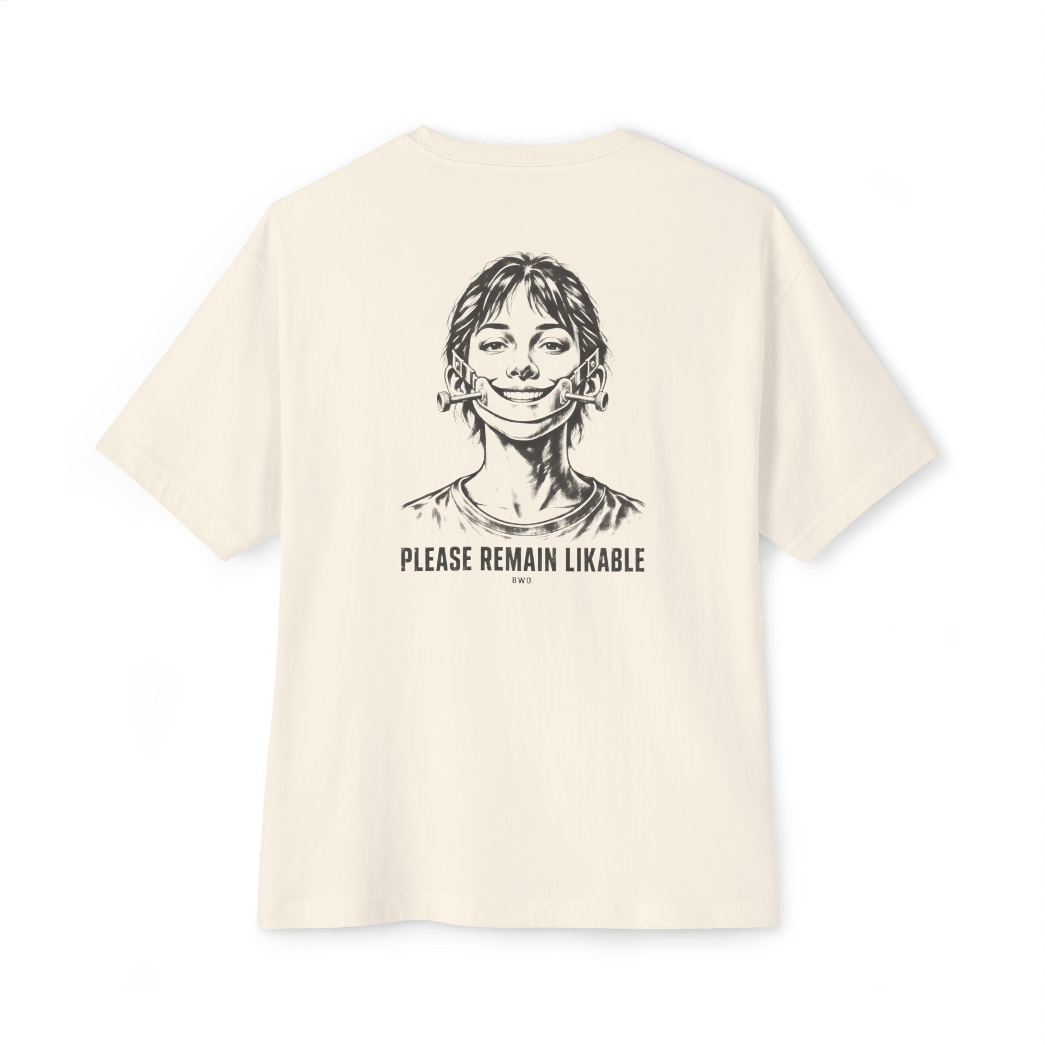 Please Remain Likable Oversized Tee