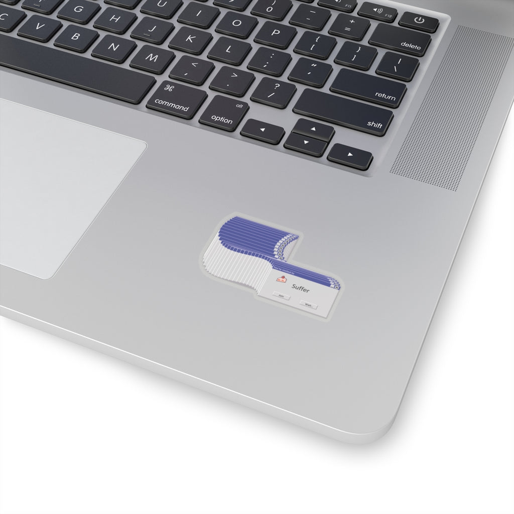 Invitation To Suffer Popup Sticker