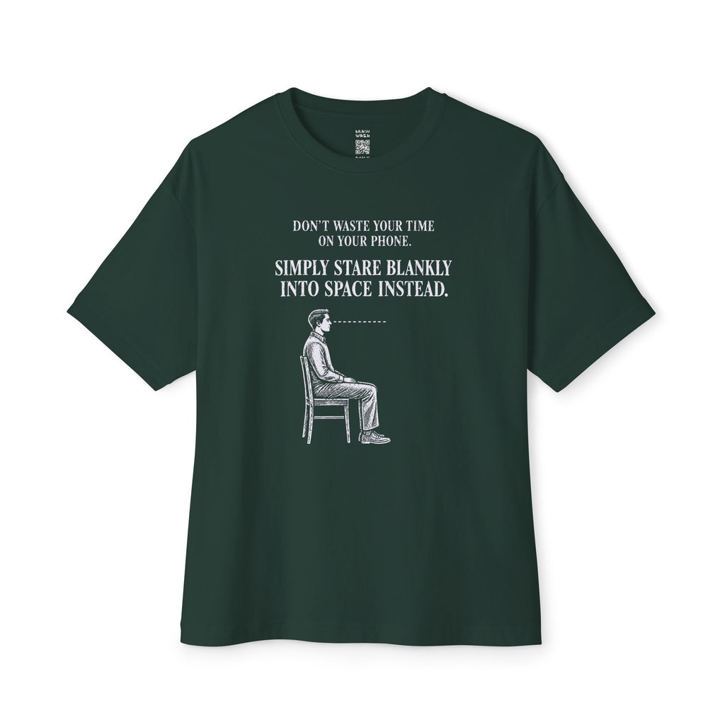 Stare Blankly Oversized Tee