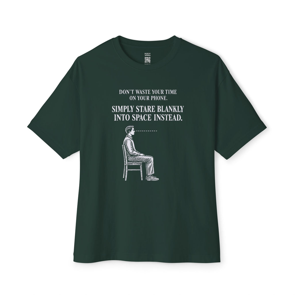 Stare Blankly Oversized Tee