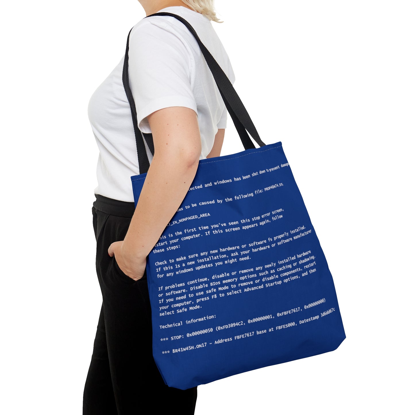 BSoD (Blue Screen of Death) Tote Bag