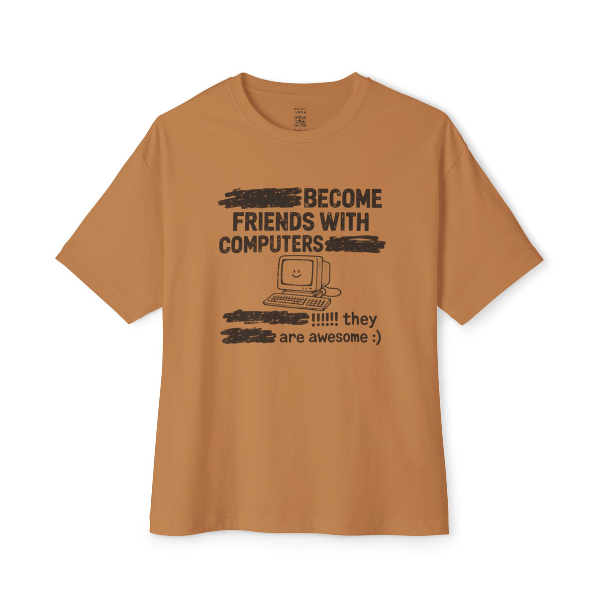 Friends with Computers Oversized Tee