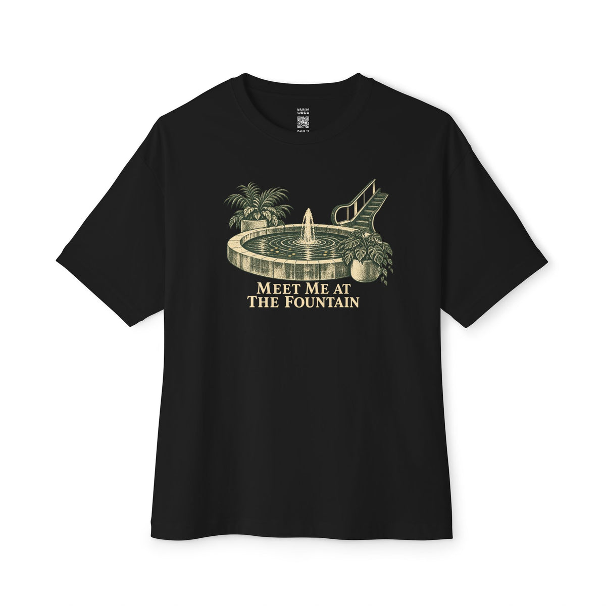 At The Fountain Oversized Tee