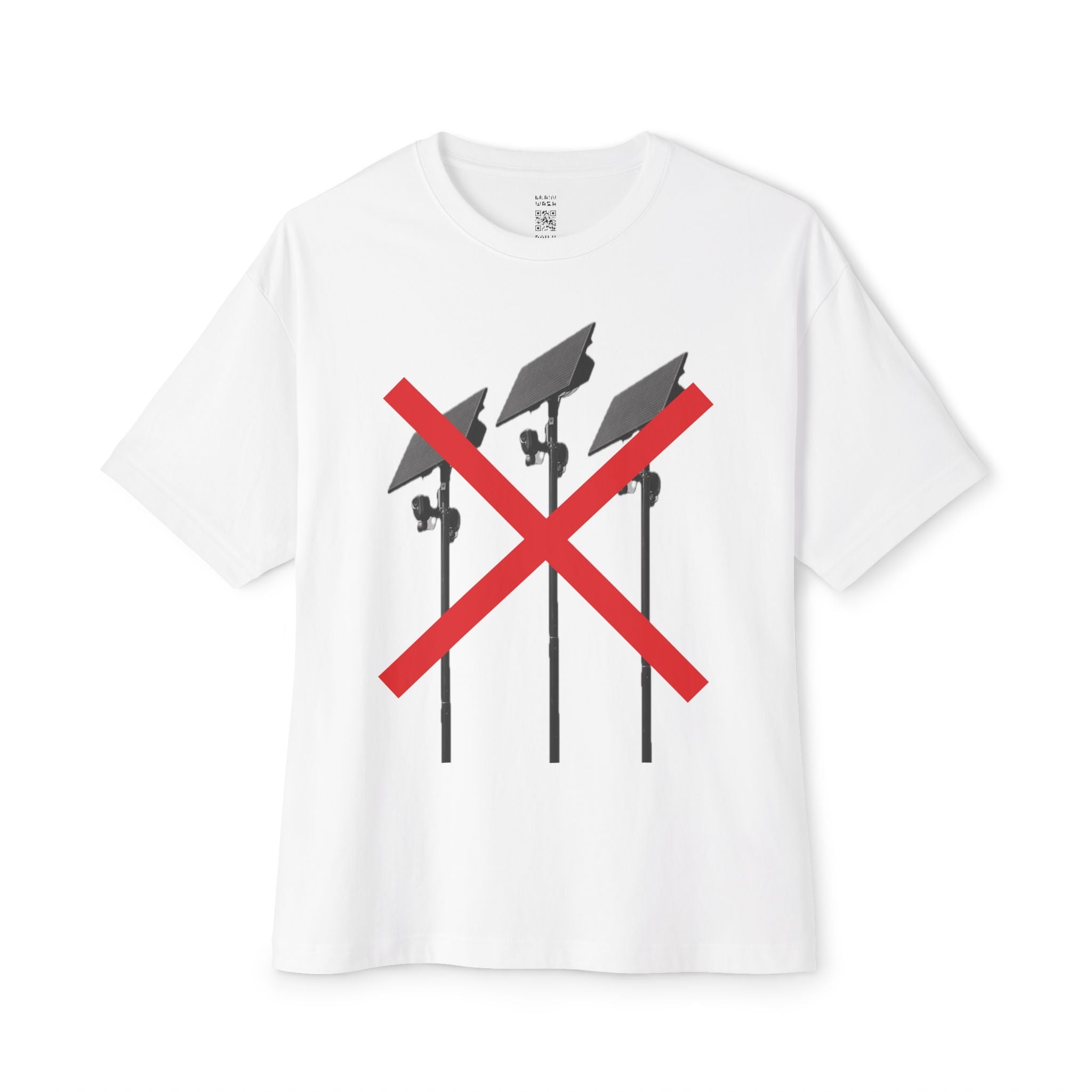 No Flock Cameras Oversized Tee