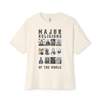 Major Religions Of The World Oversized Tee