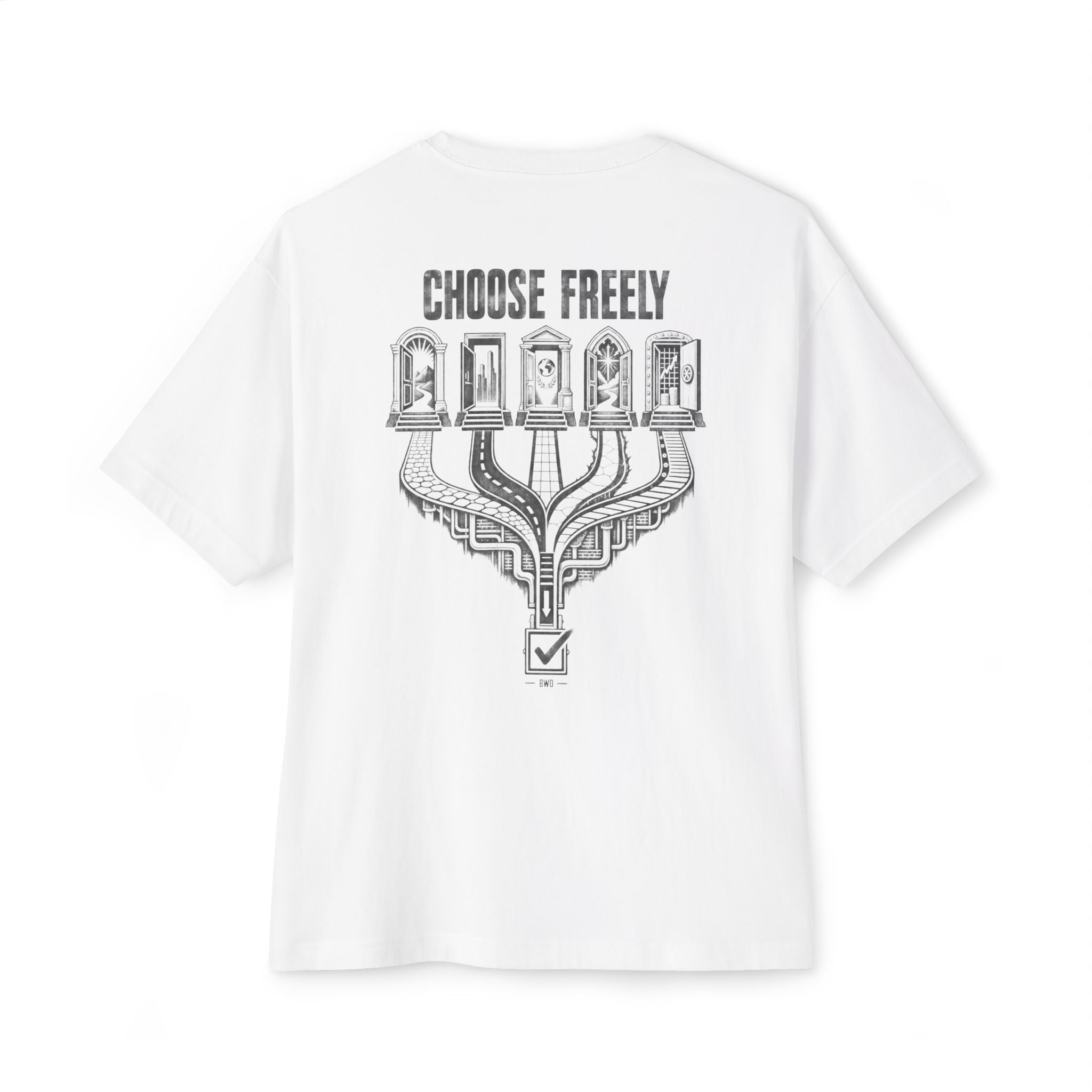 Choose Freely Oversized Tee