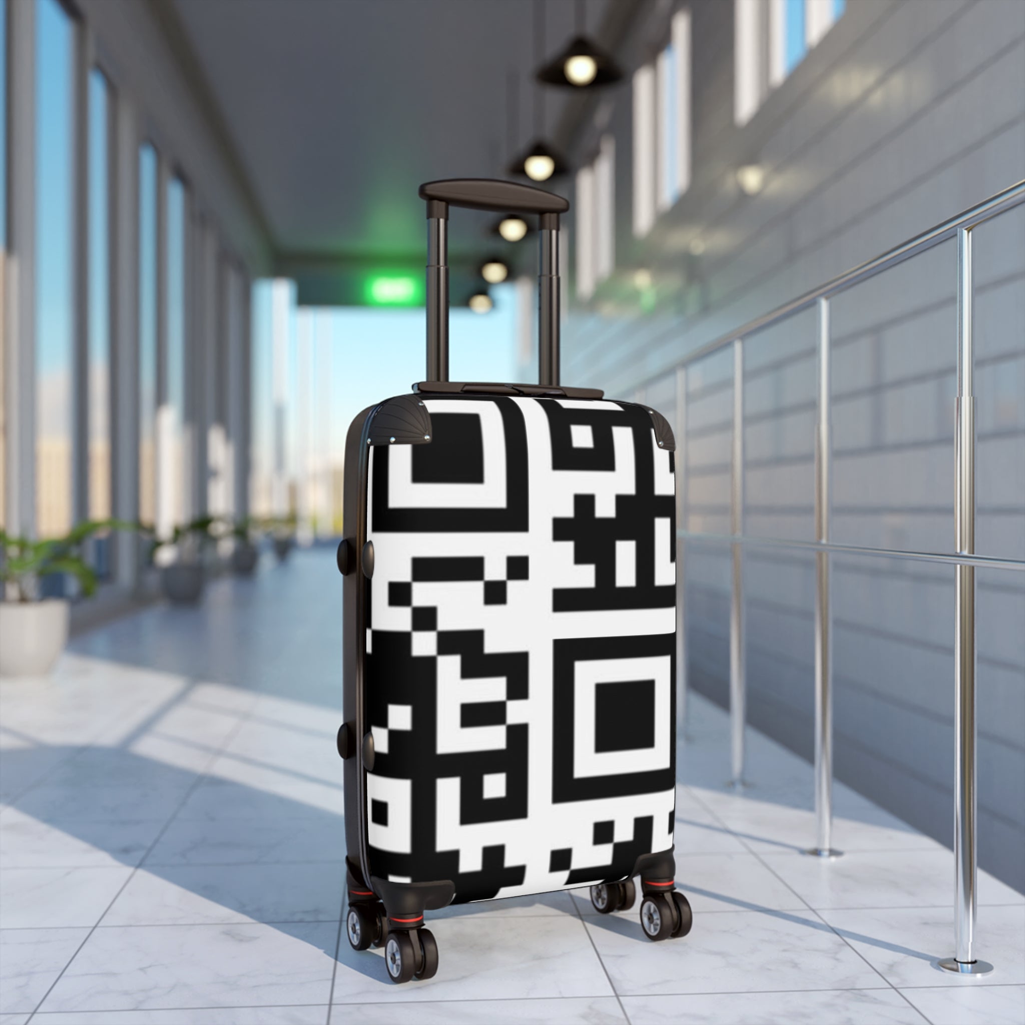QR Print Suitcase
