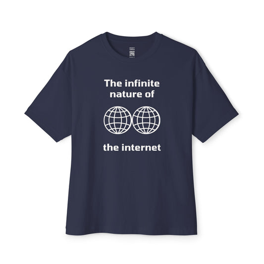 Infinite Nature Of The Internet Oversized Tee