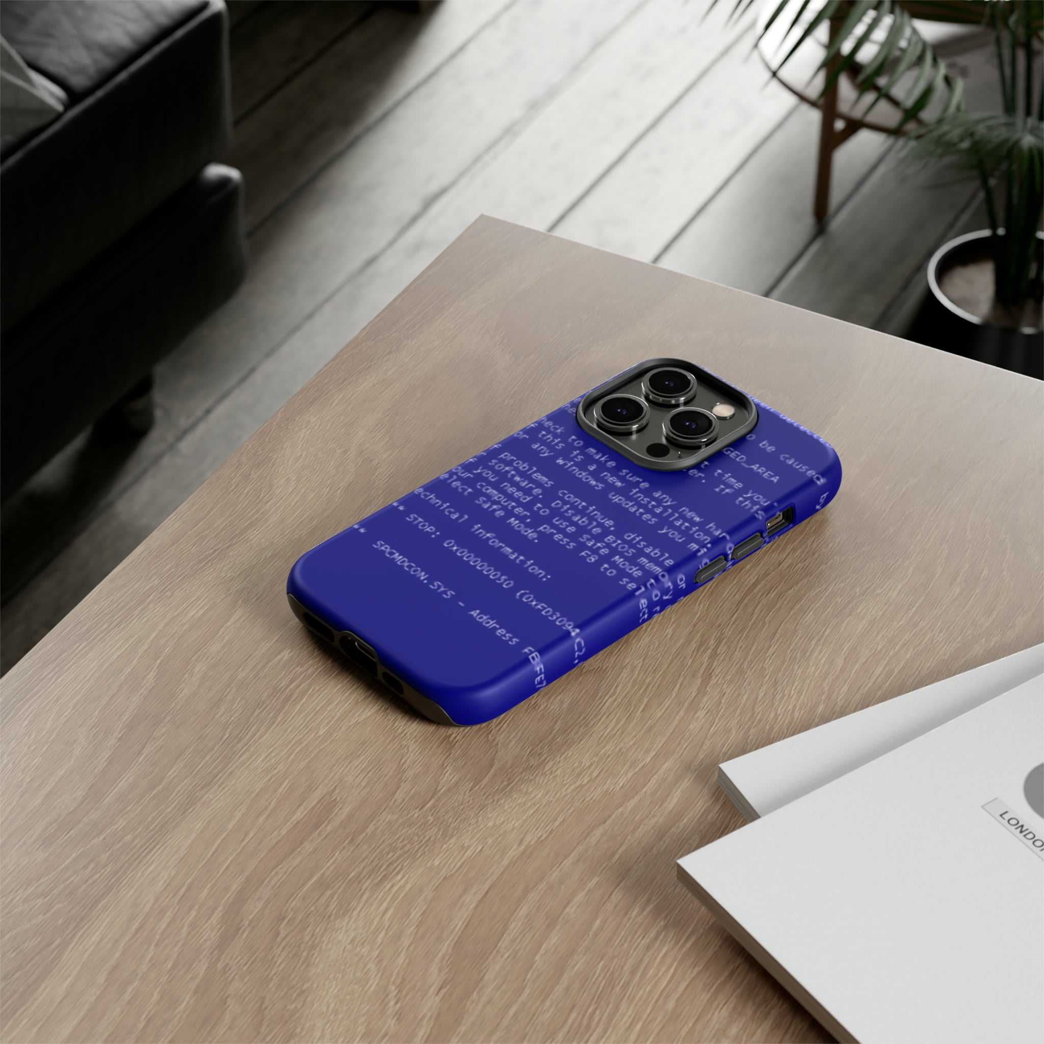 BSoD (Blue Screen of Death) Phone Case