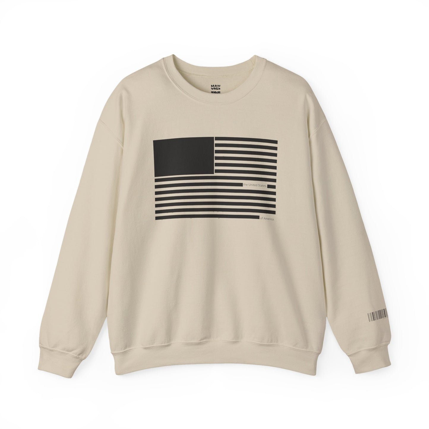 Redacted U.S. Flag Sweatshirt
