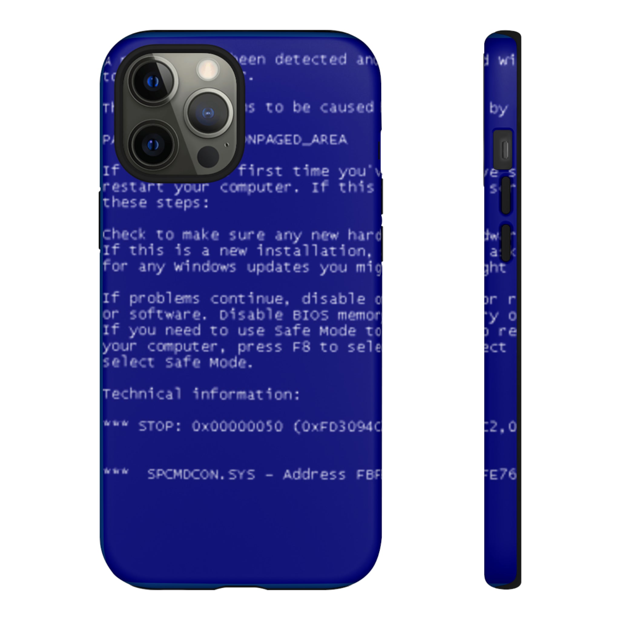 BSoD (Blue Screen of Death) Phone Case