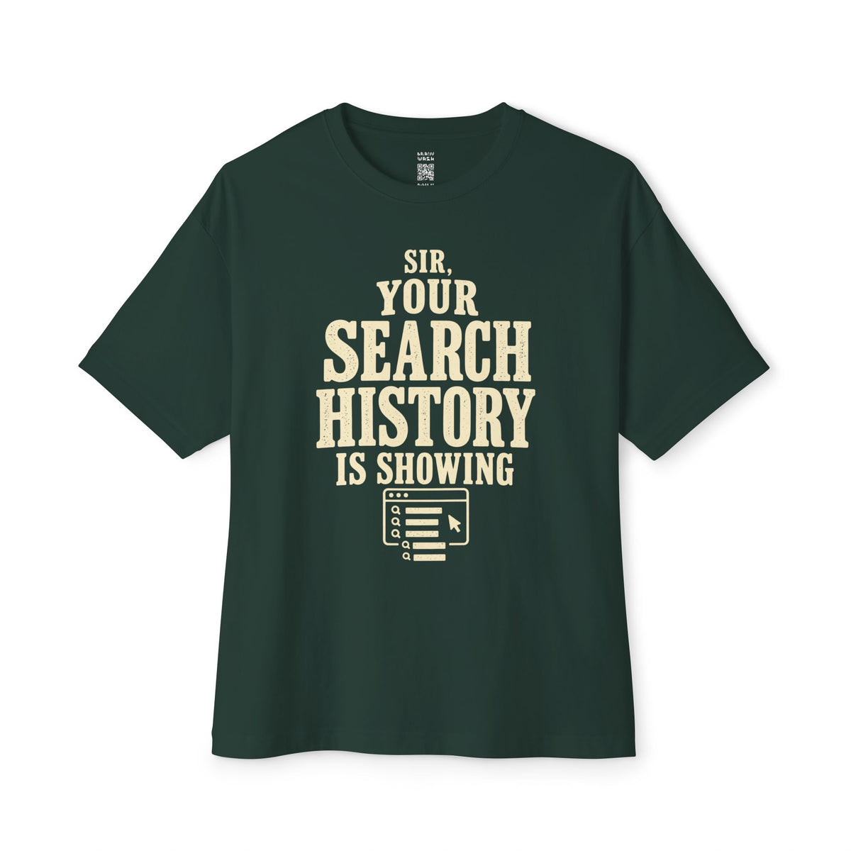 Search History Oversized Tee