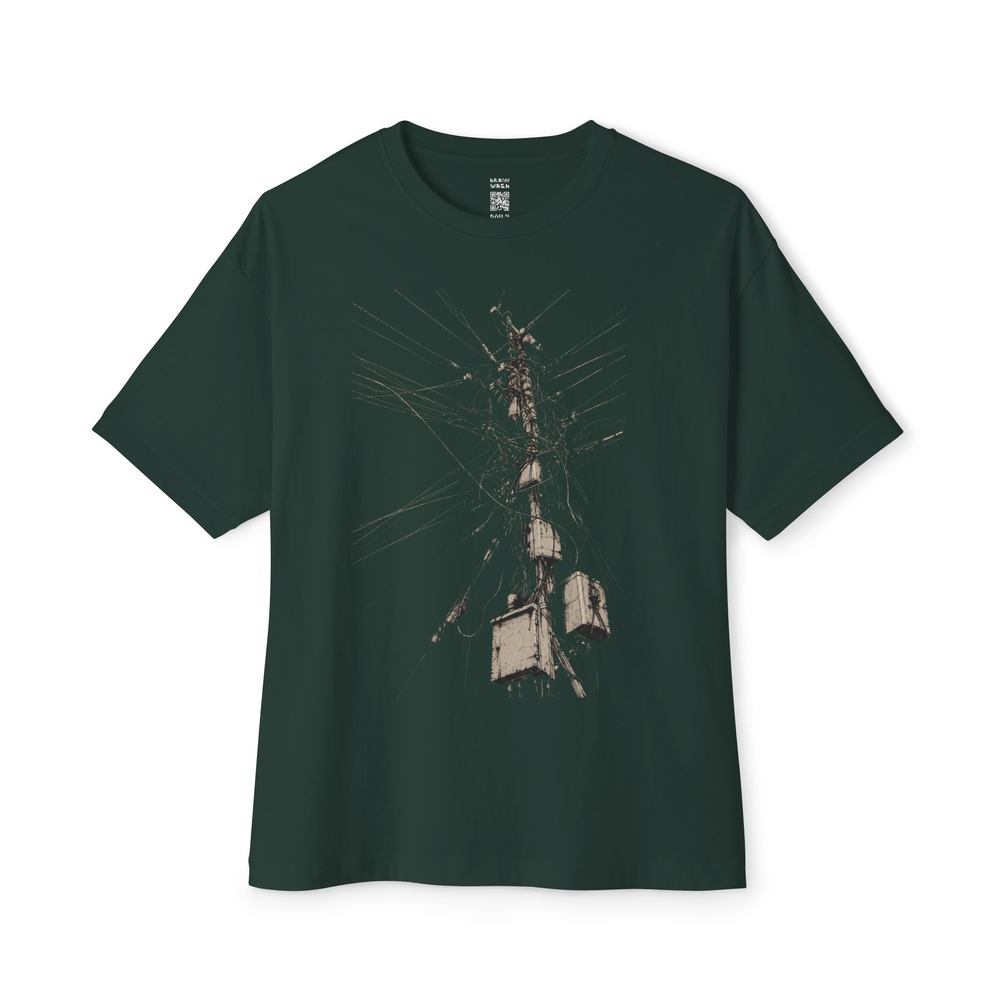 Crossed Wires Oversized Tee