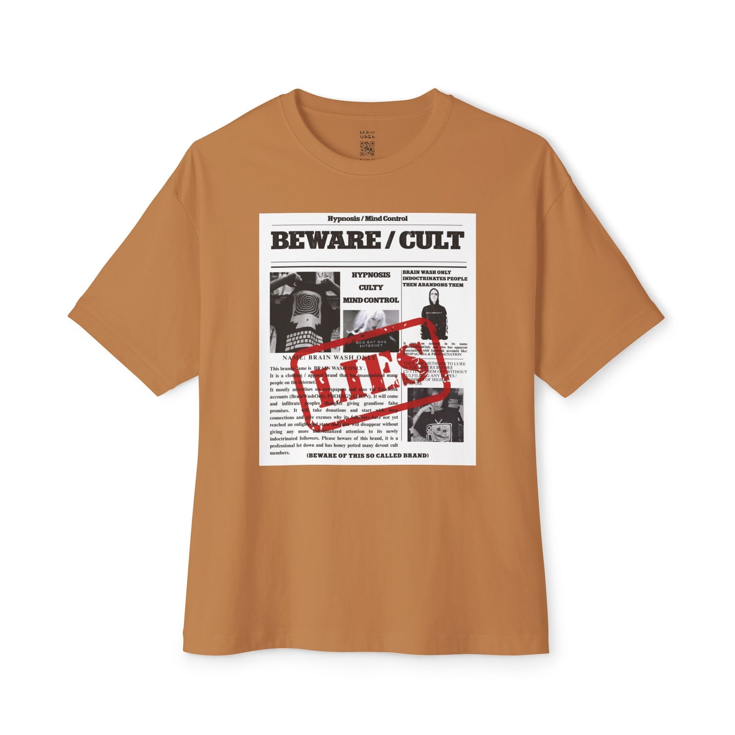 BEWARE / CULT Oversized Tee